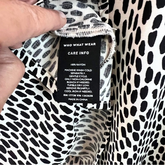 Who what wear leopard animal print short sleeve pullover blouse top-size XXL - Picture 9 of 12